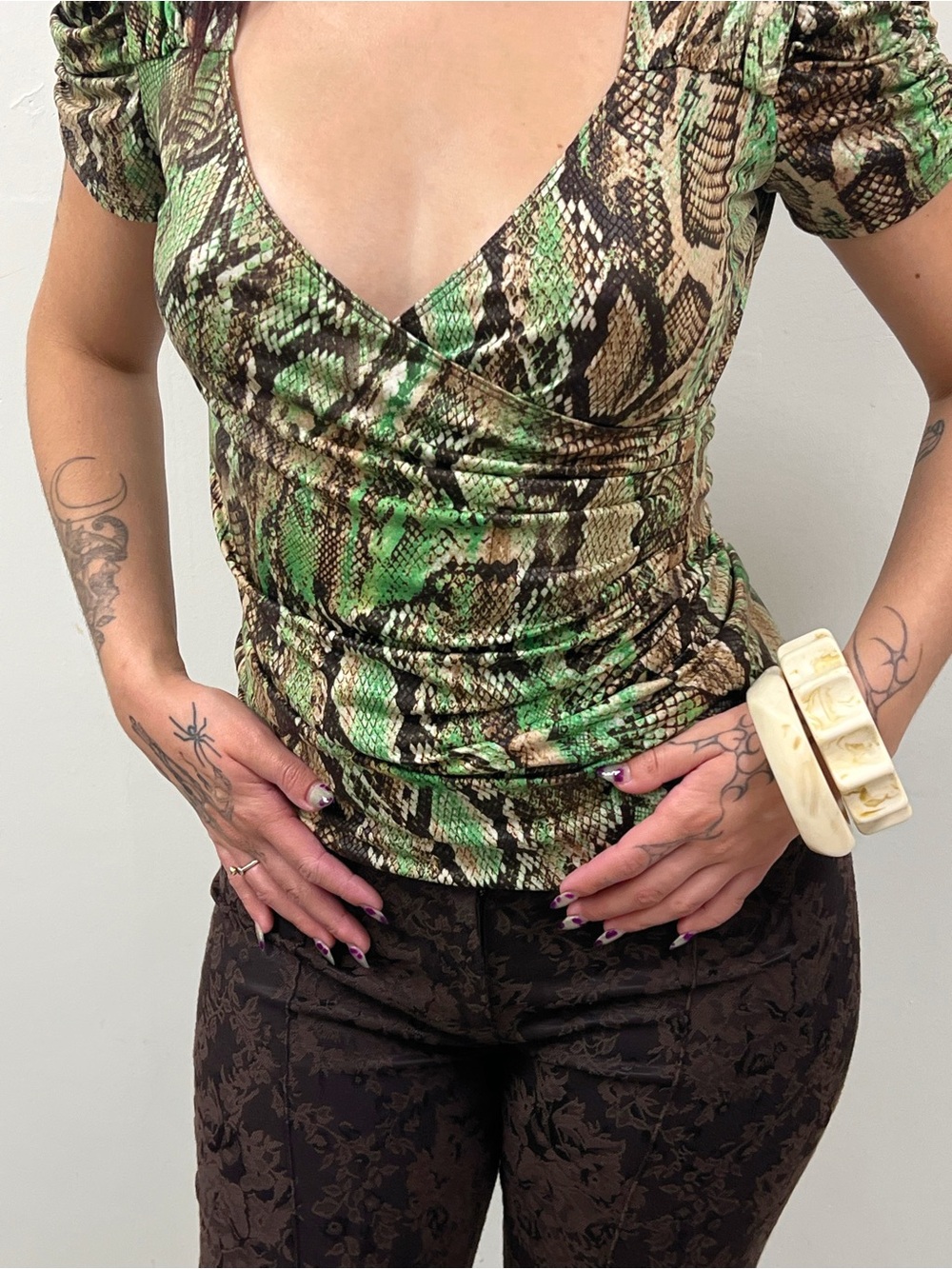 Y2K Cavalli Style Top